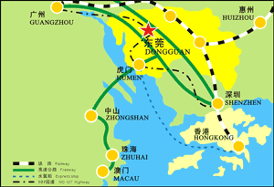 Map of Shenzhen